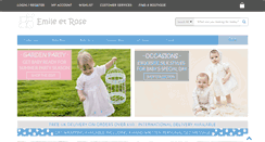 Desktop Screenshot of emile-et-rose.co.uk